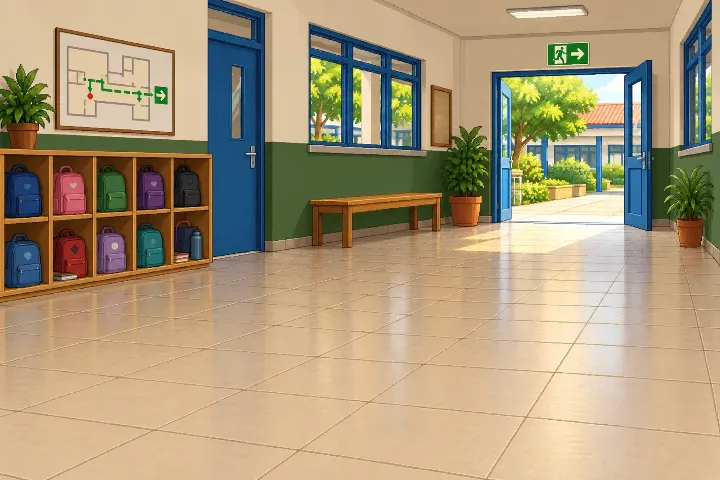 Cena da missão Ameaça à vida na escola